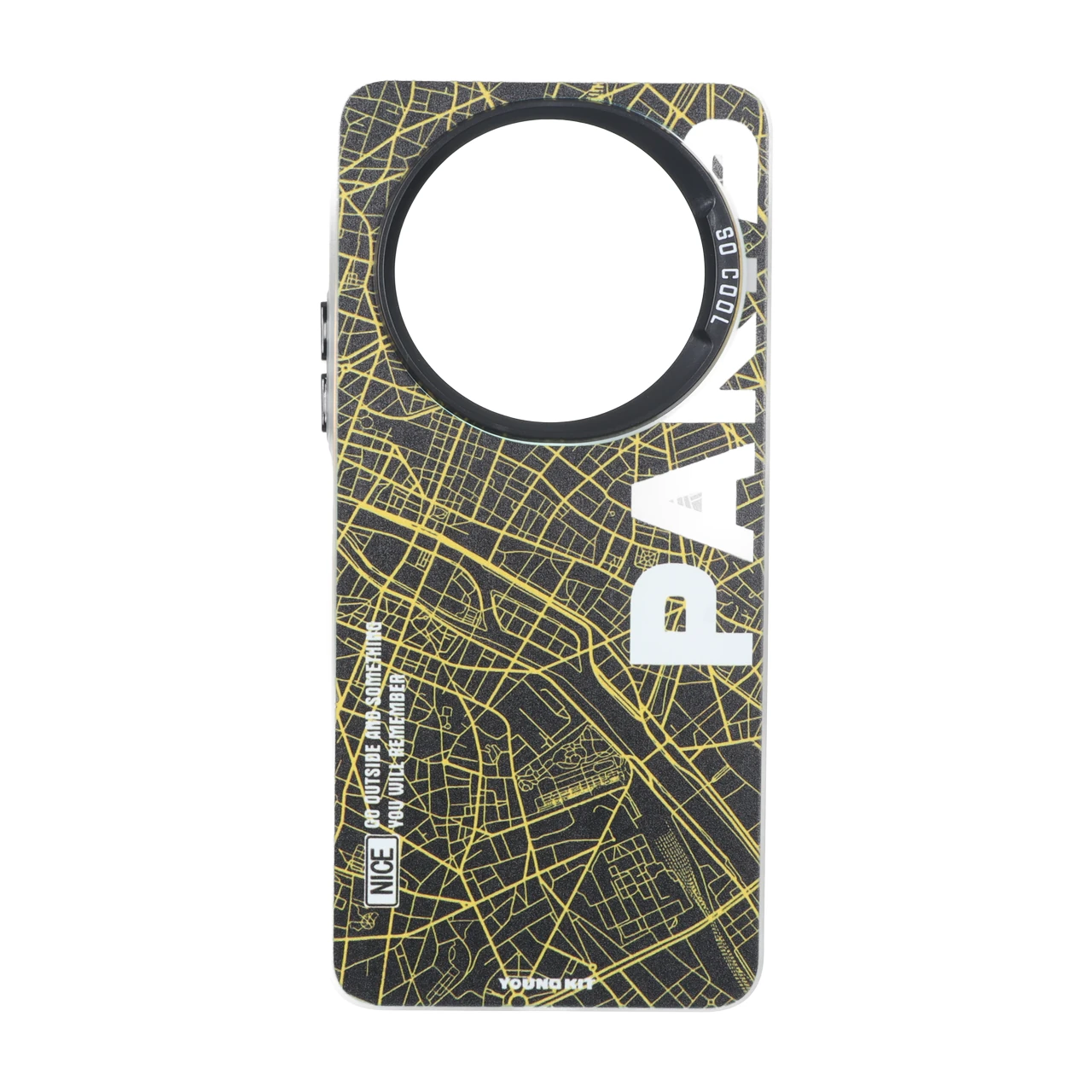 قاب هولوگرامی طرح نقشه شهری CaseTify مناسب برای شیائومی ردمی A3 / A3x و پوکو C61