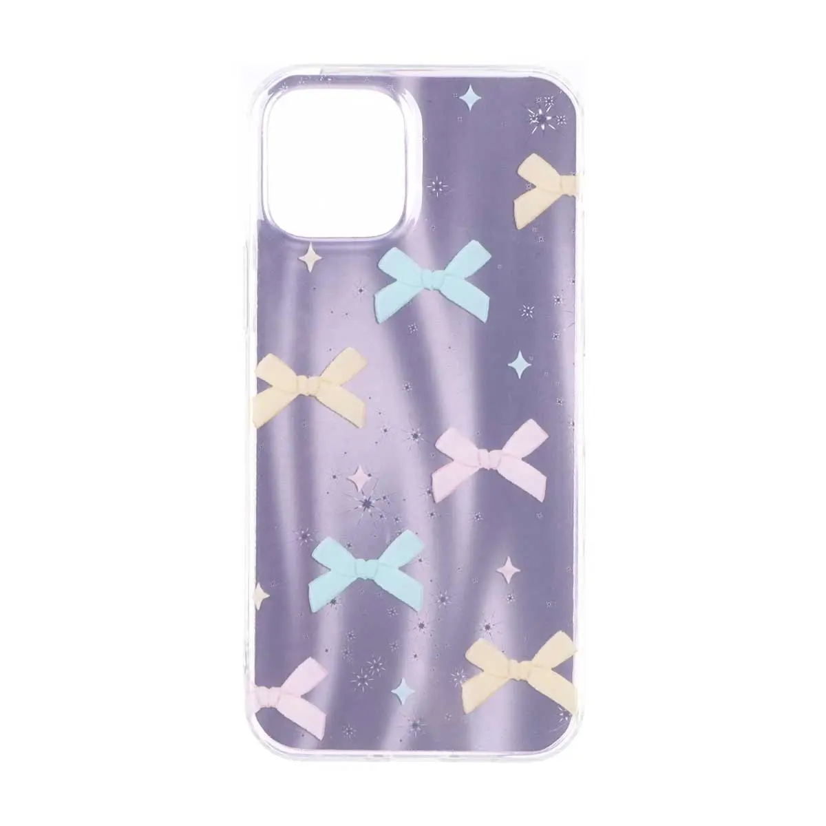 قاب مات ستاره ای دور ژله ای شفاف طرح دار Apple iPhone 12 Pro / iPhone 12 - کد 25