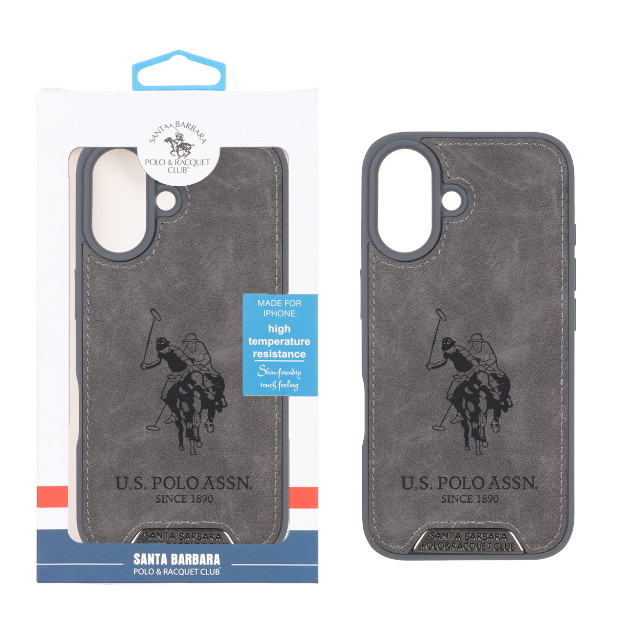 قاب طرح US Polo Assn جیر مناسب برای آیفون 17