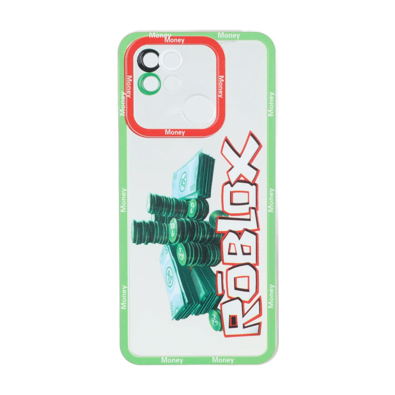 قاب ژله ای طرح دار دور رنگی طرح Roblox مناسب برای شیائومی Redmi 10C و Redmi 10 Power و Poco C40