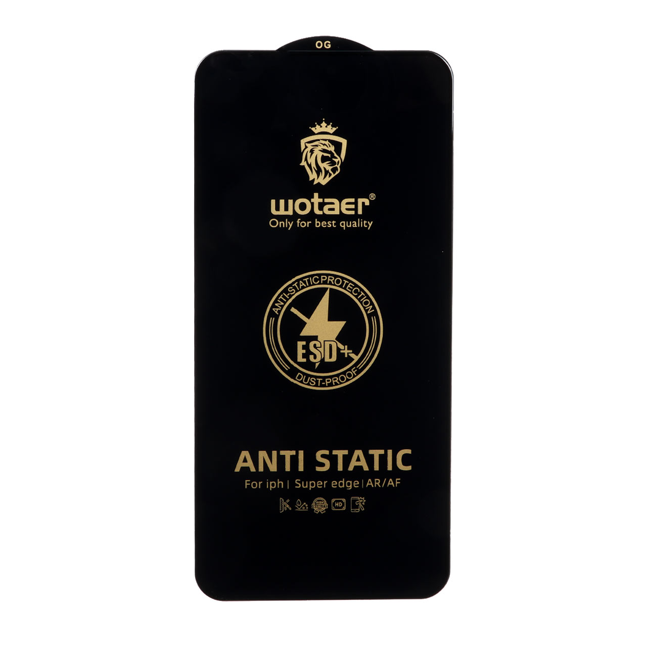 محافظ صفحه نمایش فول کاور شیشه ای Wotaer OG Anti Static مناسب سامسونگ Galaxy S25 FE / S24 FE / A56 / A36