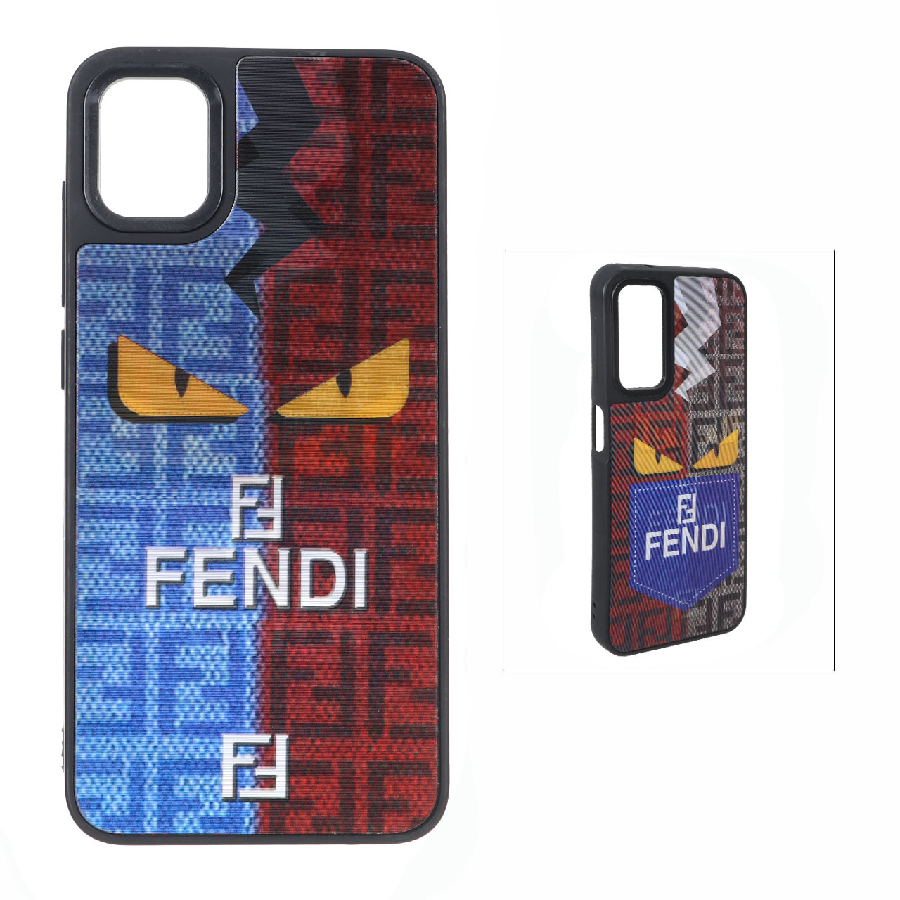 قاب هولوگرافیک 3D طرح Fendi Monster Eyes مناسب برای سامسونگ گلکسی A04 و M13 5G
