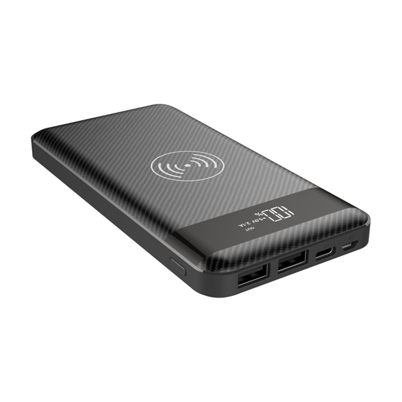 پاوربانک 10 وات 10000 میلی آمپر Porodo مدل PD-926W - مشکی