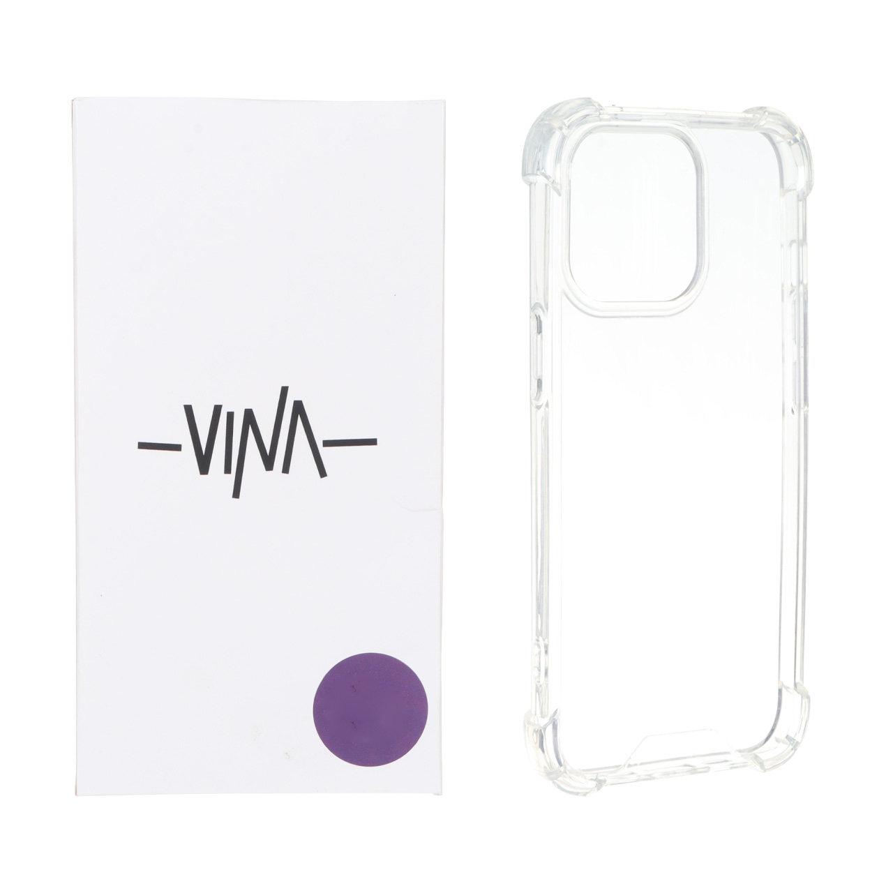 قاب پشت سخت شفاف Vina ایربگ دار VIN - Apple iPhone 13 Pro (پک دار)