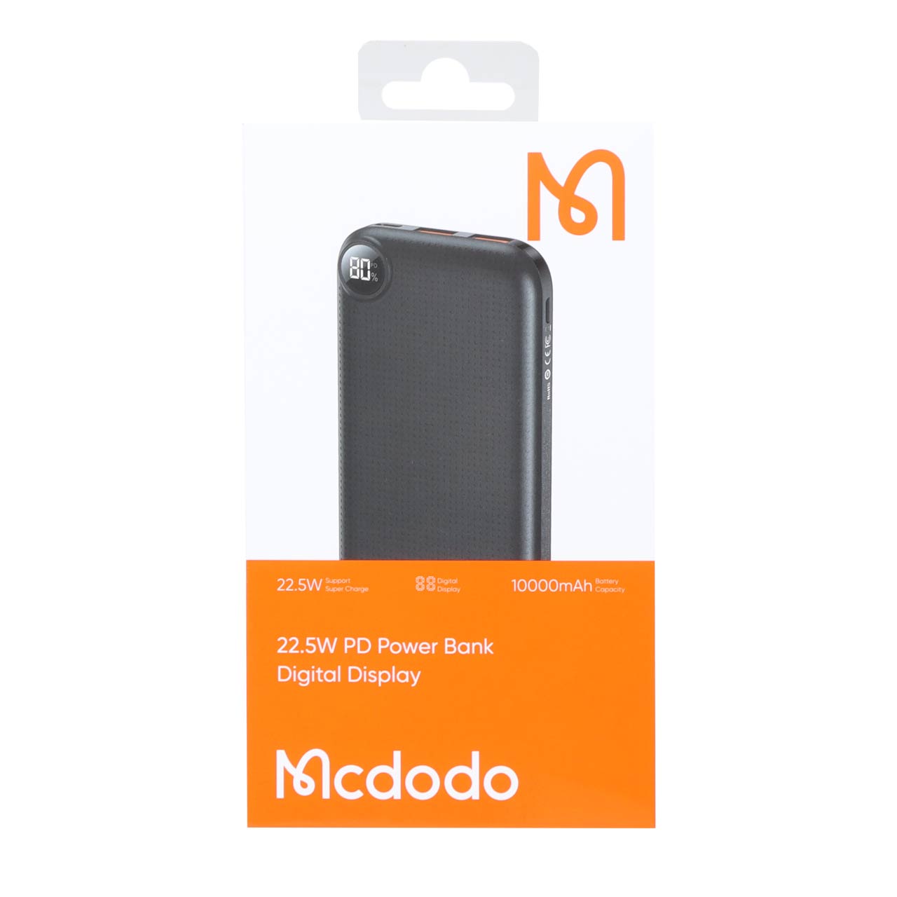 پاوربانک 22.5 وات 10000 میلی آمپر (PD و فست شارژ) Mcdodo مدل MC-847