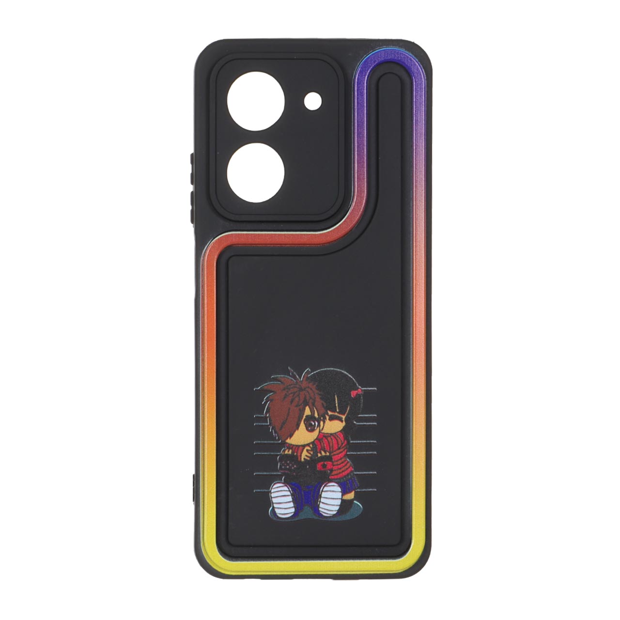 قاب Solid Case منحنی LUCKY طرح دار Xiaomi Redmi A5 / Poco C71 - کد 269