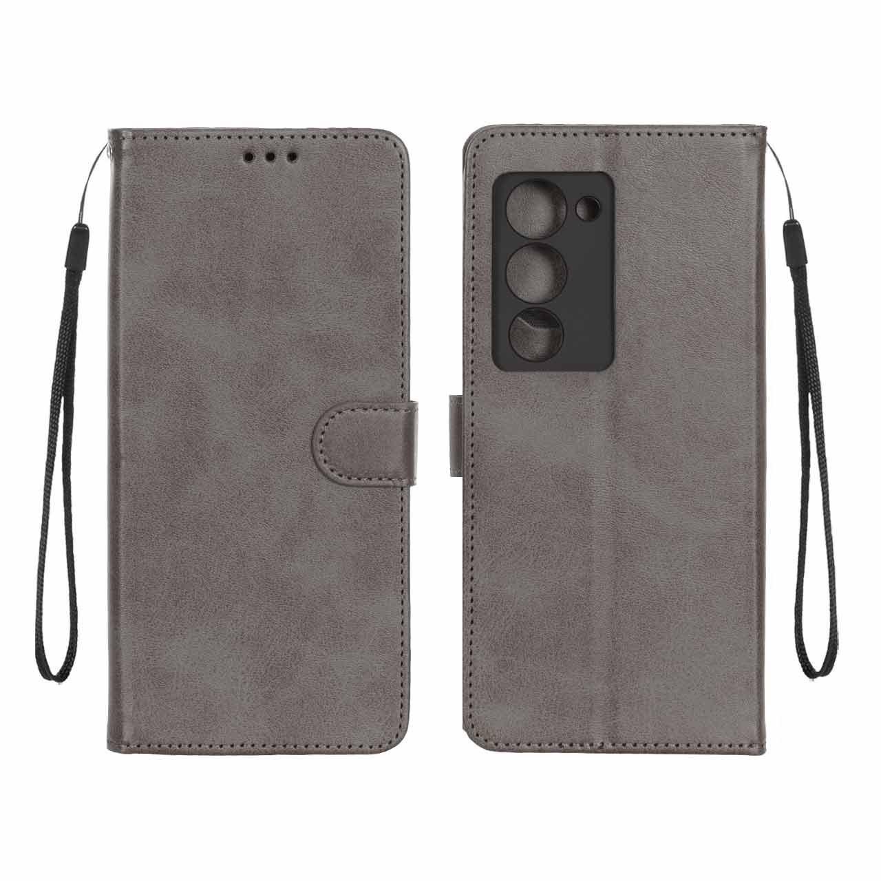 کیف موبایل مگنتی درجه یک MNC مناسب برای شیائومی ردمی ۱۵ 4G خاکستری