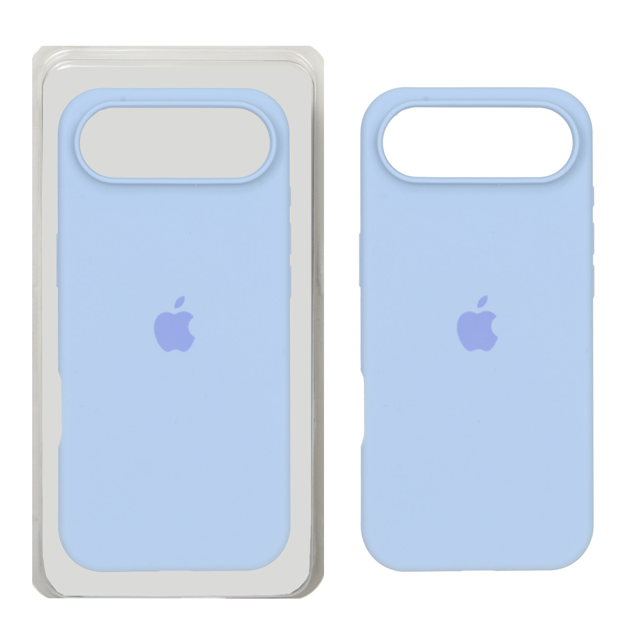 قاب سیلیکونی پاک کنی اورجینال Apple iPhone 17 Air - آبی روشن