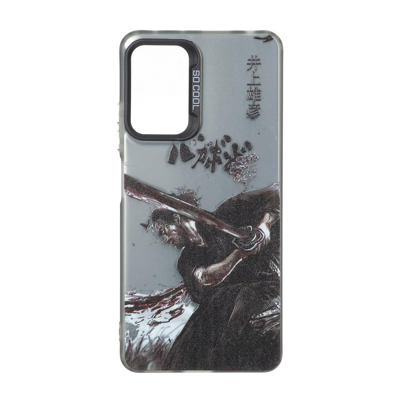 قاب طرح سامورایی واگابوند SO COOL بلک لنز دکمه کروم مناسب برای شیائومی ردمی نوت 12 پرو 4G و ردمی نوت 11 پرو