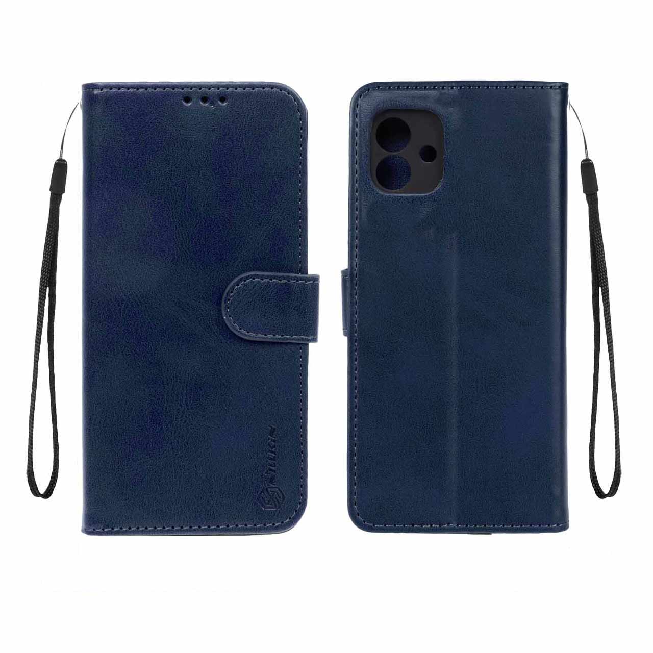 کیف موبایل مگنتی Nillkin مدل Samsung A04 / M13-5G سرمه ای