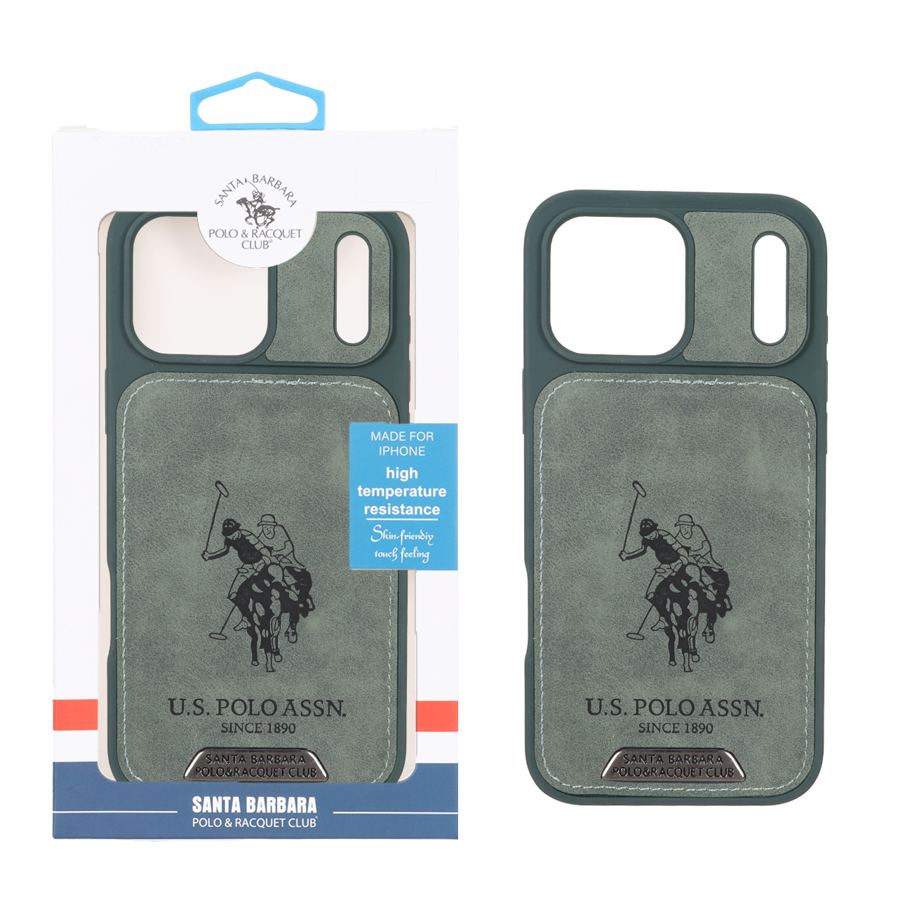 قاب طرح US Polo Assn جیر مناسب برای آیفون 17 پرو مکس