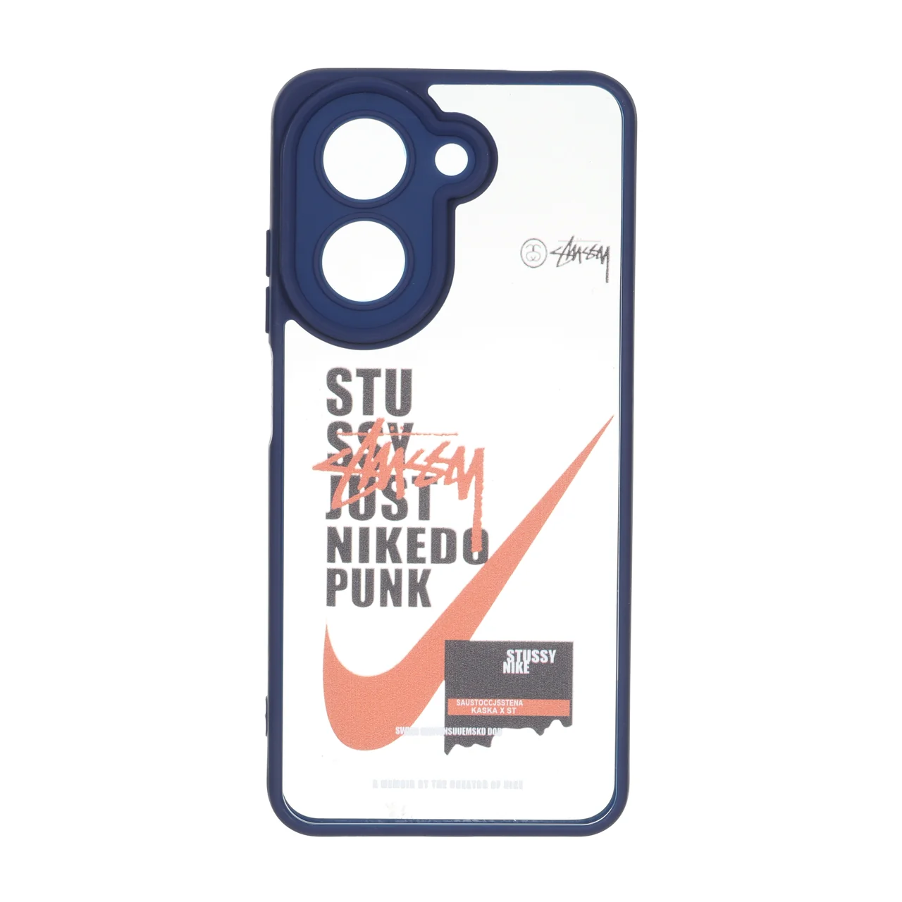 قاب طرح اسپرت Stussy Nike محافظ لنز برجسته مناسب برای شیائومی ردمی A5 و پوکو C71