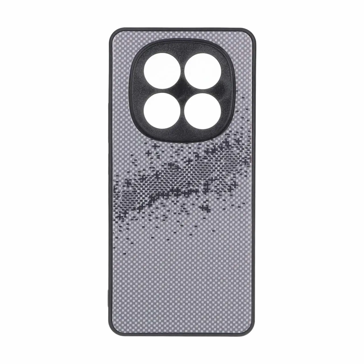 قاب طرح هاشور محافظ لنز برجسته مناسب برای شیائومی ردمی نوت 14 پرو 4G