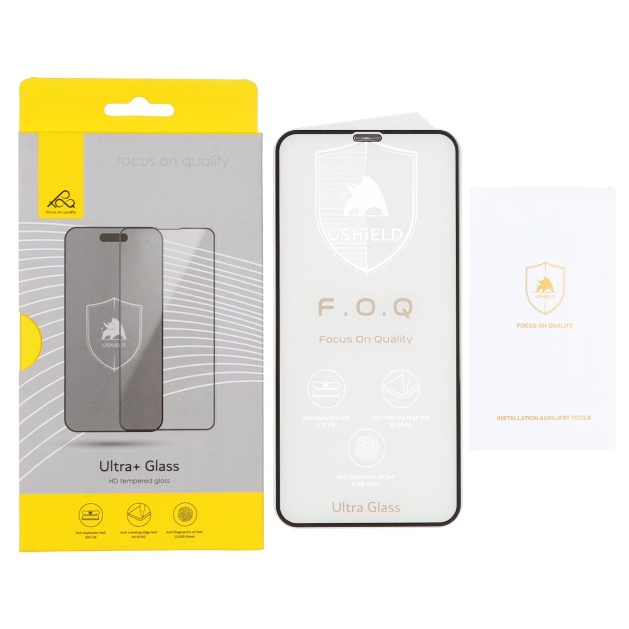 محافظ صفحه نمایش شیشه‌ای اورجینال Ultra Glass Ushield مناسب برای آیفون 11 پرو، آیفون XS و آیفون X