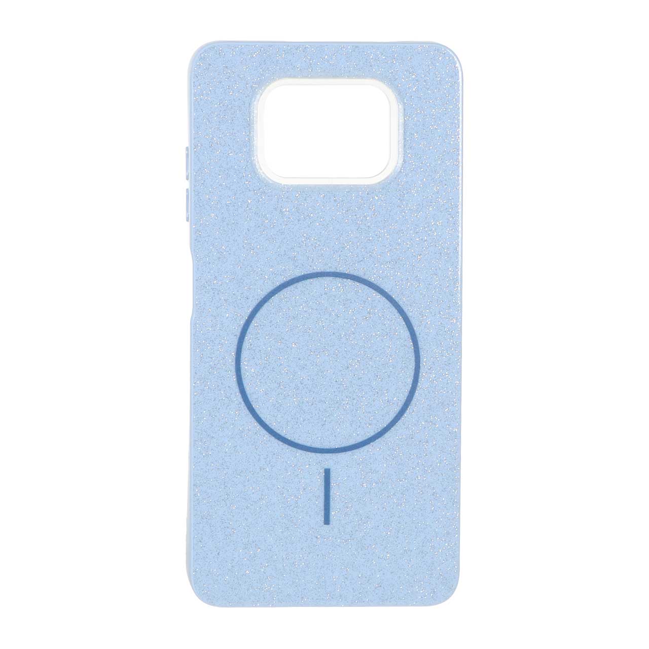 قاب اکلیلی پشت سخت طرح مگ سیف آبی مناسب برای شیائومی پوکو X3 / X3 پرو / X3 NFC