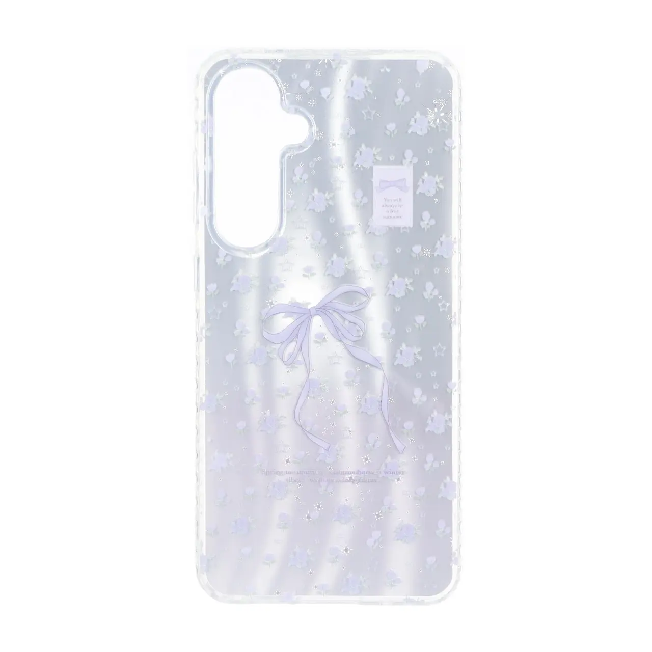قاب مات ستاره ای دور ژله ای شفاف Samsung Galaxy S24 FE - طرح 301
