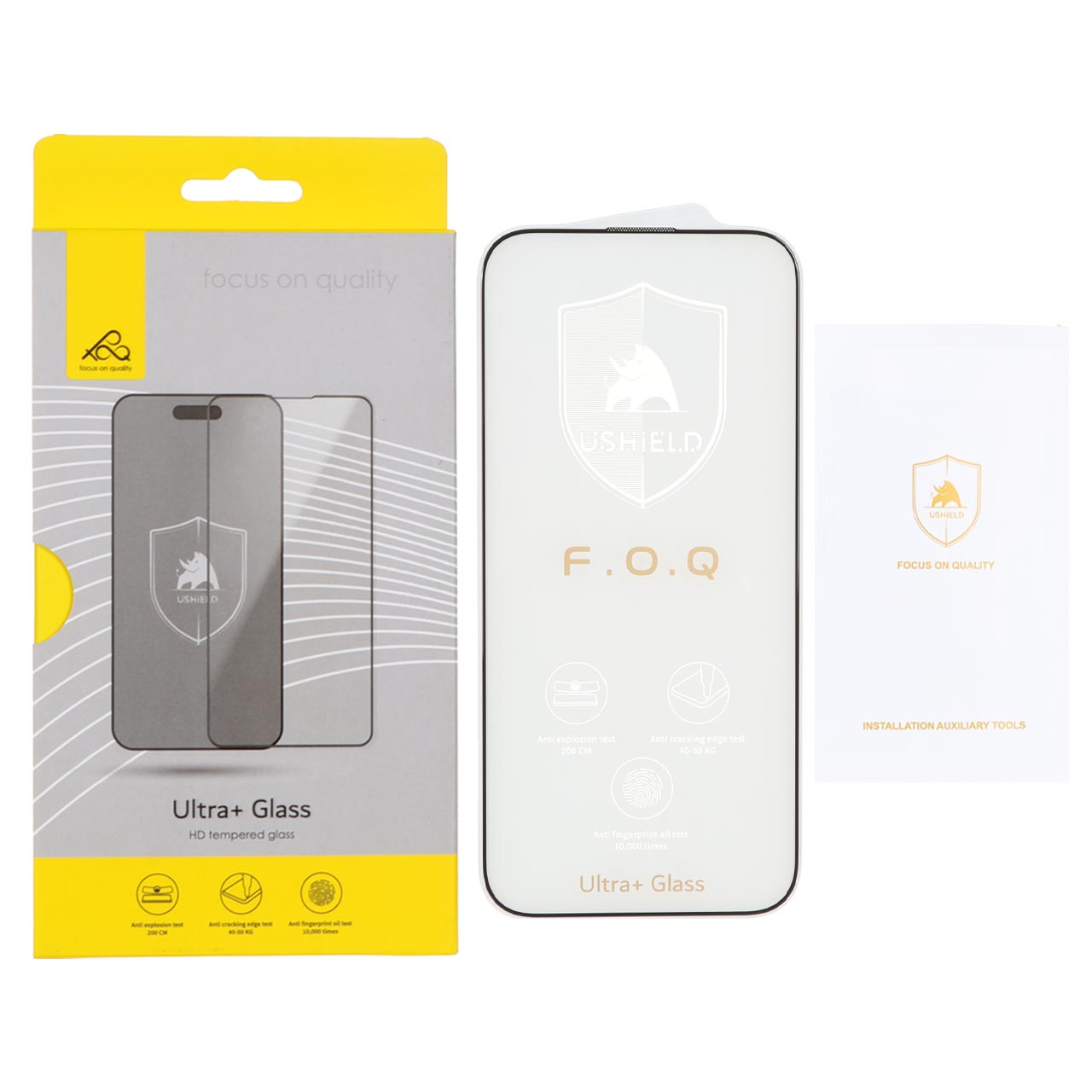 محافظ صفحه نمایش شیشه ای اورجینال Ultra Glass Ushield مناسب برای آیفون 16 پرو مکس