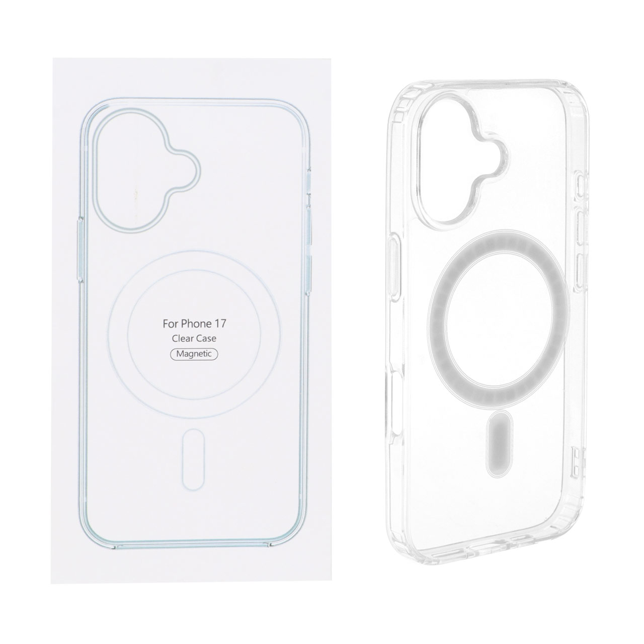قاب شفاف Apple iPhone 17 با قابلیت شارژ MagSafe