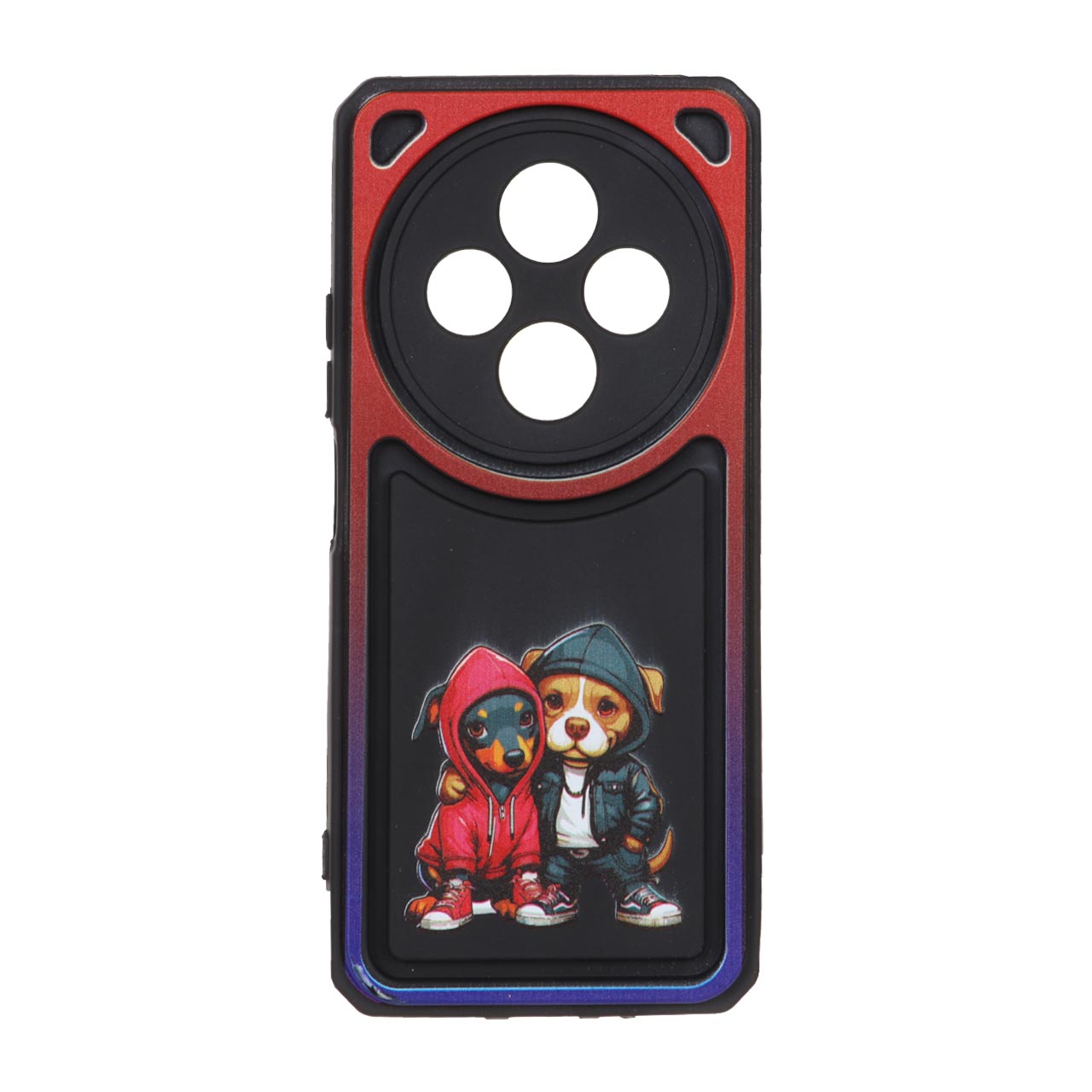 قاب Solid Case منحنی LUCKY طرح دار Xiaomi Redmi 14C / Redmi A3 Pro / Redmi A4 / Poco C75 - کد 138