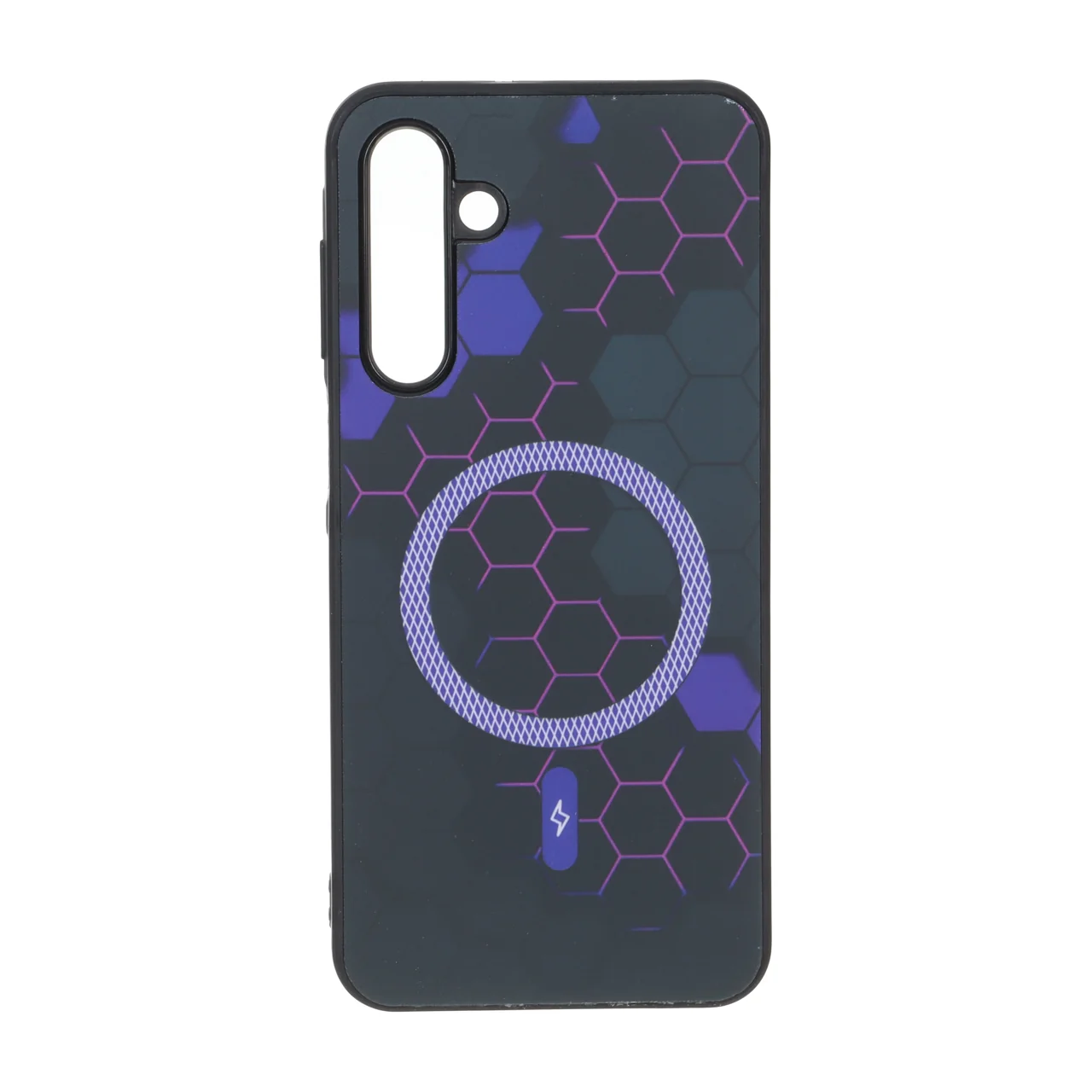 قاب طرح Hexagon مگ سیف هاشور دار مناسب برای سامسونگ گلکسی A16