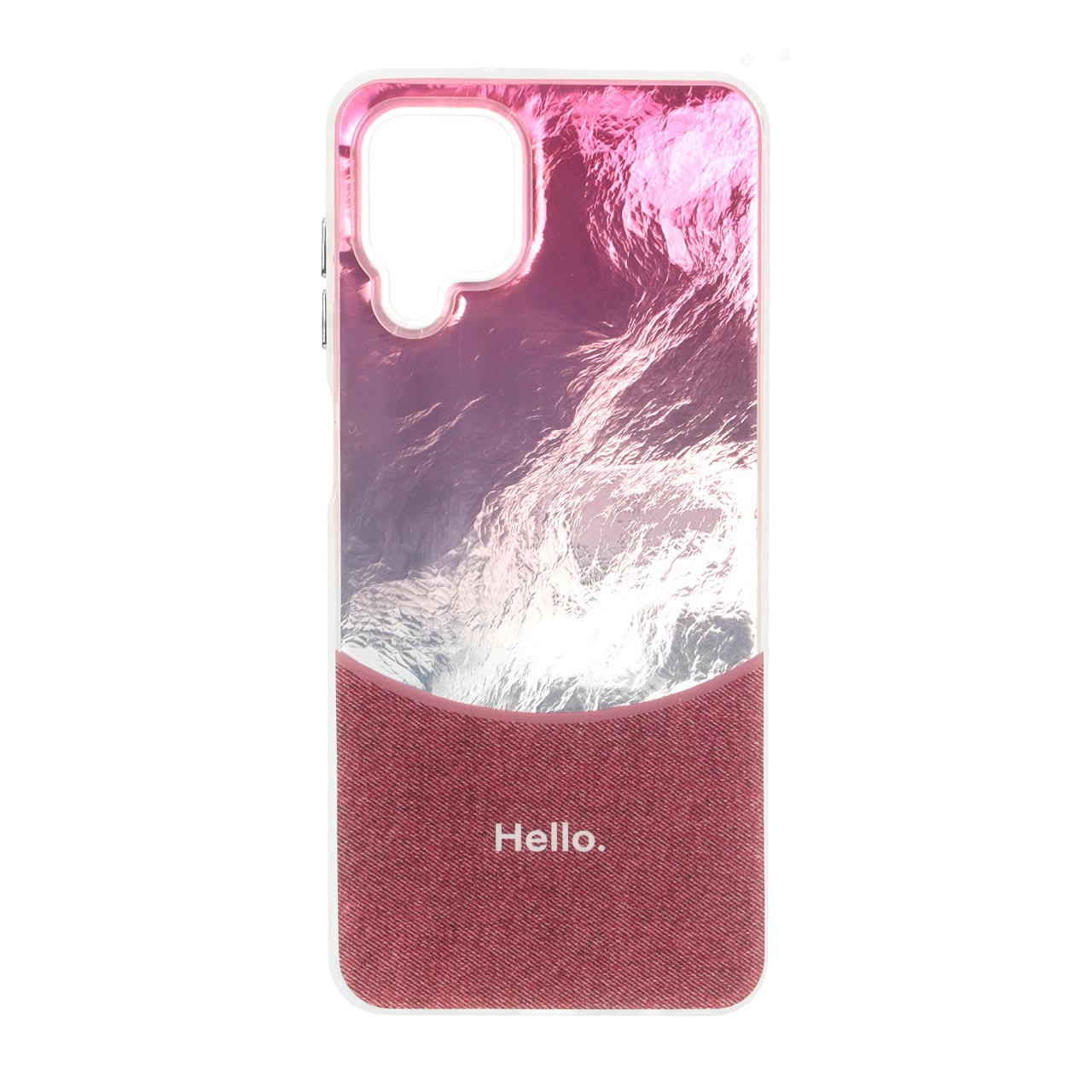 قاب طرح جین Ice Hello مناسب برای سامسونگ گلکسی A12 / M12 / F12