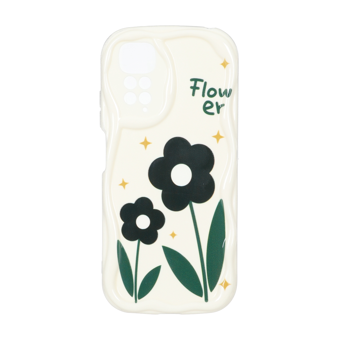 قاب کنگره ای ژله ای طرح دار Flower مناسب برای شیائومی ردمی نوت 11 4G و ردمی نوت 11 اس