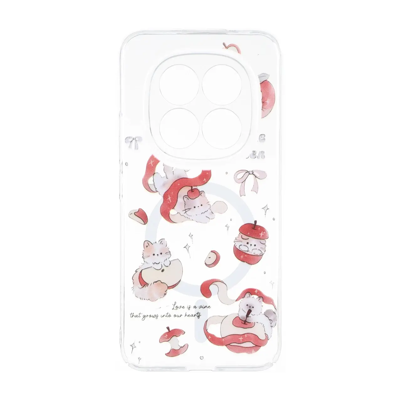 قاب Cute کریستالی طرح مگ سیف محافظ لنزدار Xiaomi Redmi Note 15 Pro 5G / Note 15 Pro Plus / Poco M8 Pro 5G - کد 139