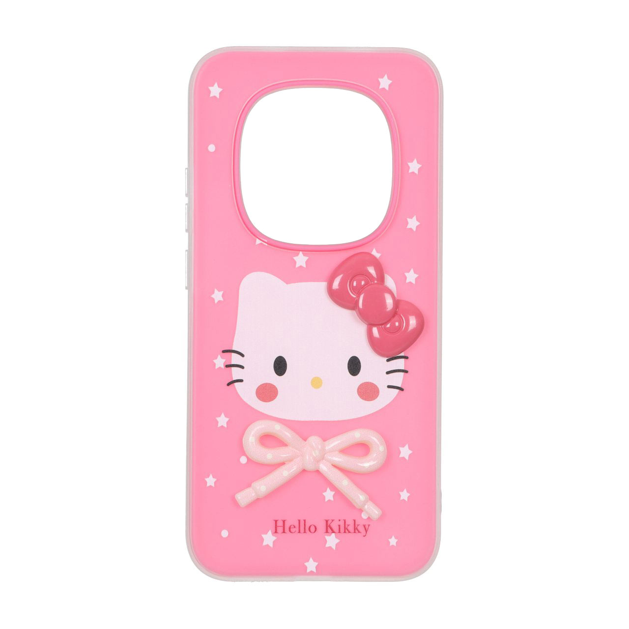 قاب طرح Kitty پاپیون برجسته دو لایه مات مناسب برای شیائومی ردمی نوت ۱۵ پرو ۵ جی