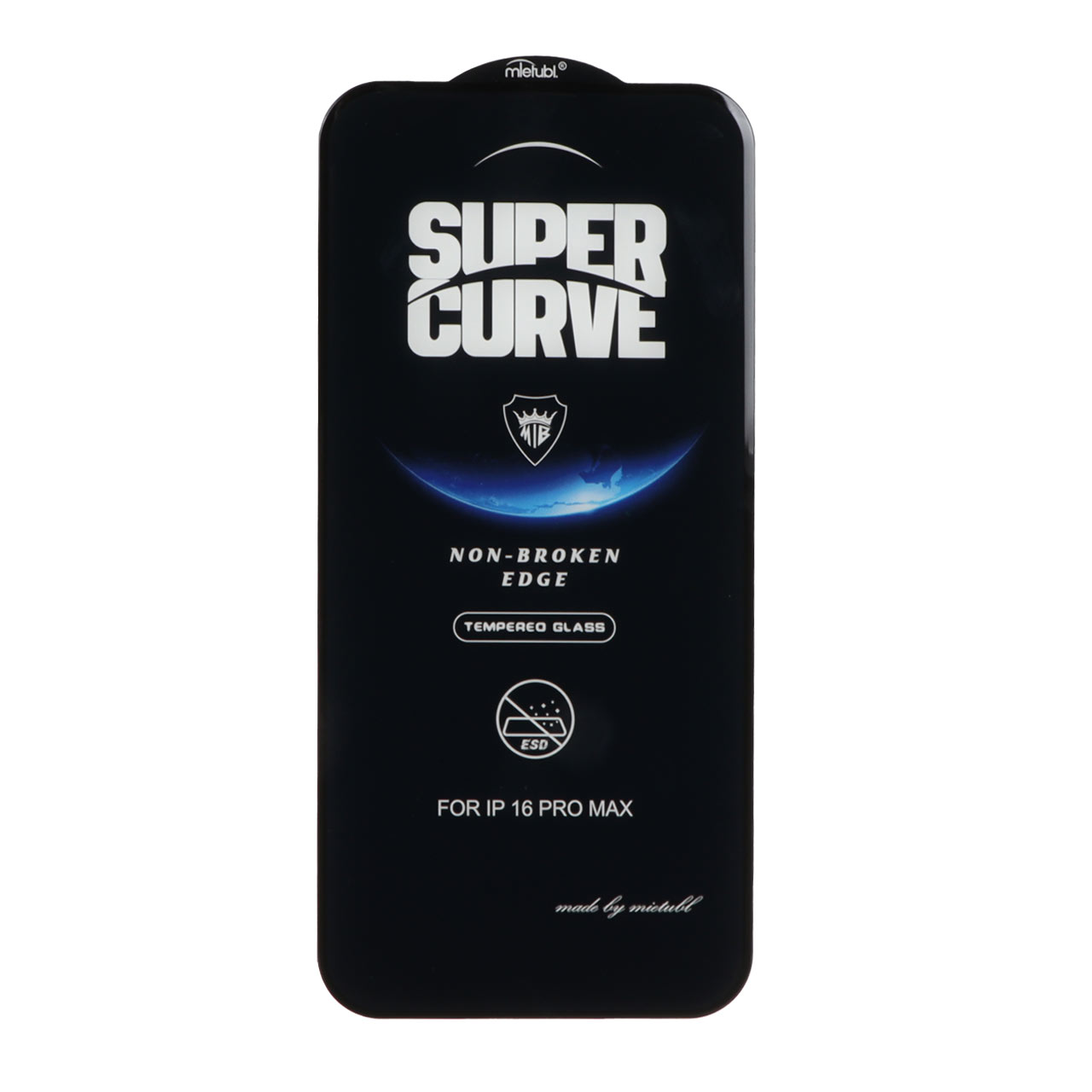 گلس فول کاور ESD SUPER CURVE میتوبل مدل NTC مناسب برای آیفون 16 پرو مکس