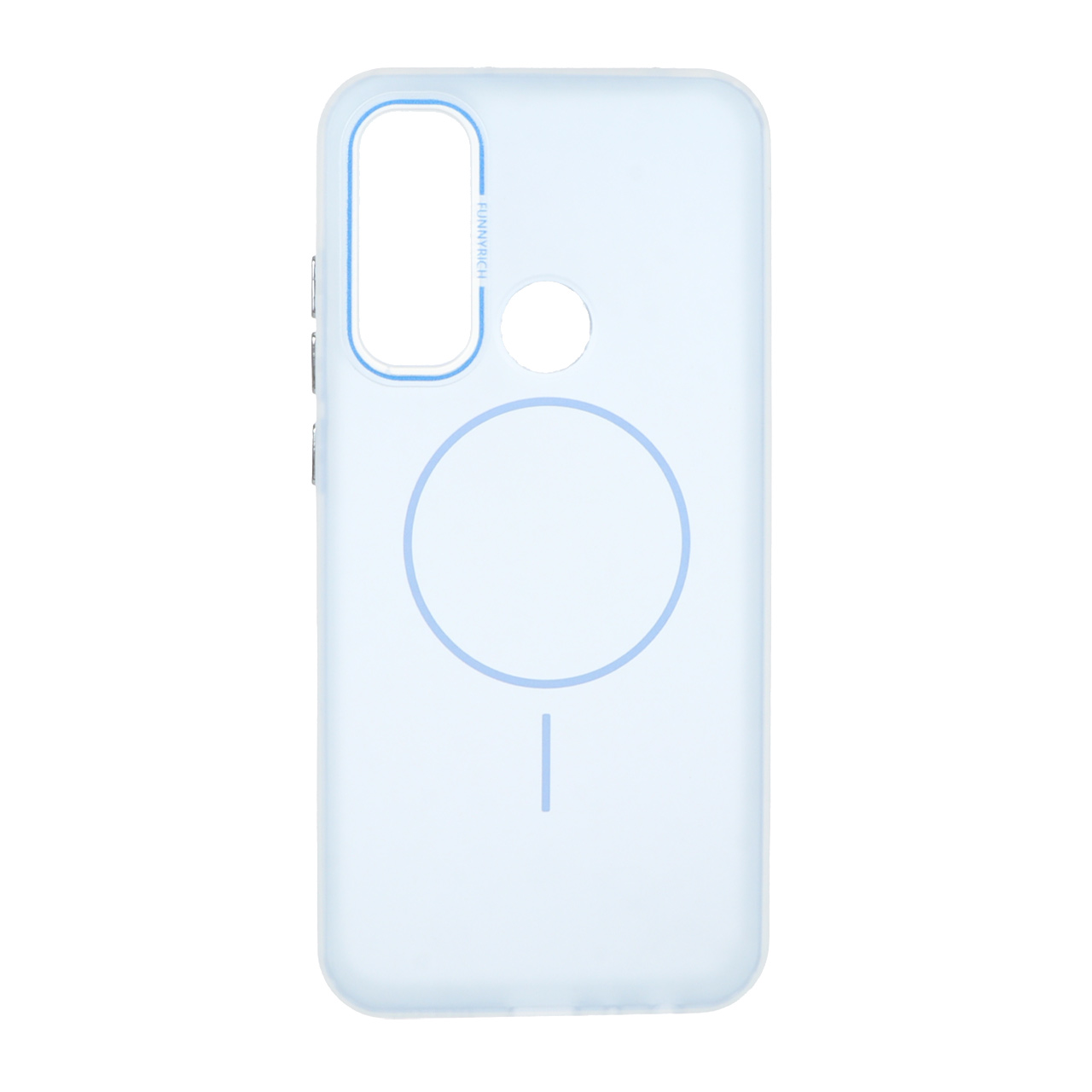قاب مات Funnyrich طرح مگ سیف دور مات Xiaomi Redmi Note 8 - آبی