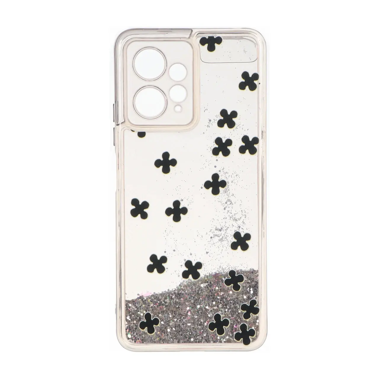 قاب آکواریومی اکلیلی طرح دار دور ژله ای Xiaomi Redmi Note 12 4G - کد 232