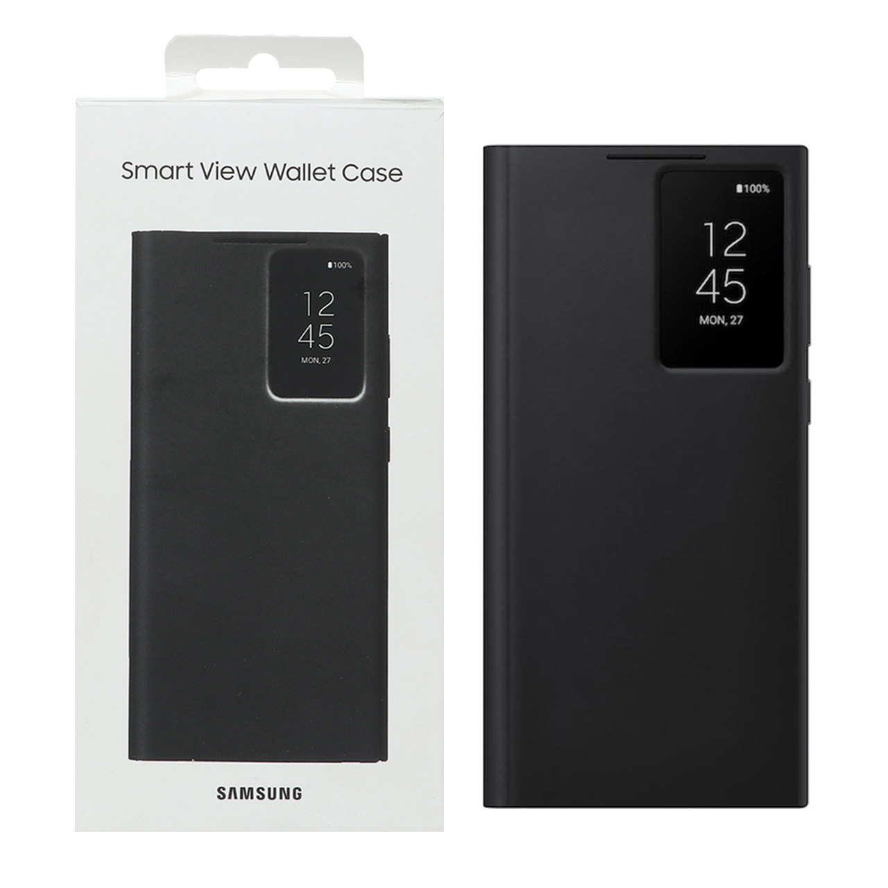 کیف هوشمند Smart View Wallet Case اورجینال سامسونگ مناسب برای گلکسی S23 اولترا مشکی