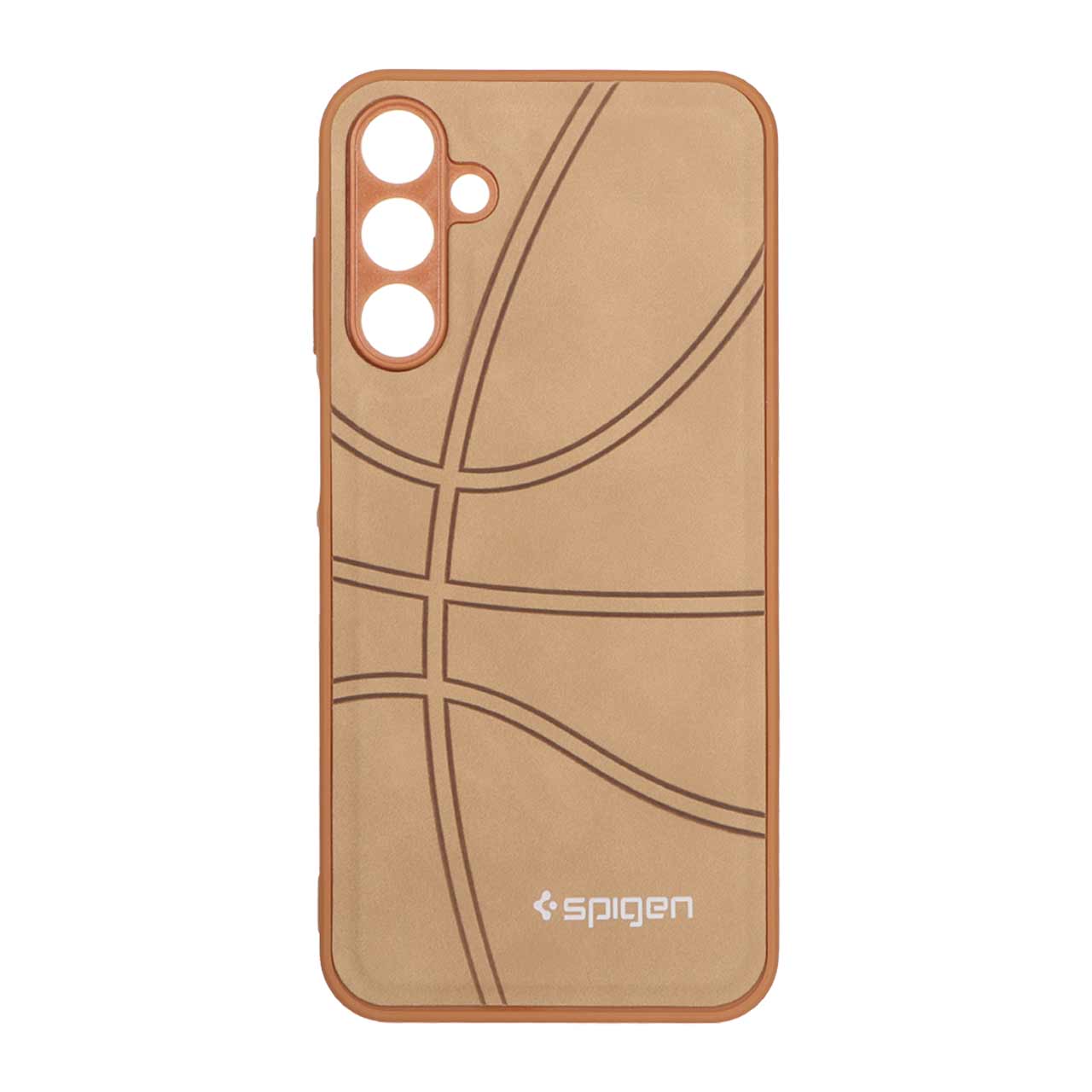 قاب طرح جیر Spigen بسکتبالی مناسب برای Samsung Galaxy A15 نسکافه ای