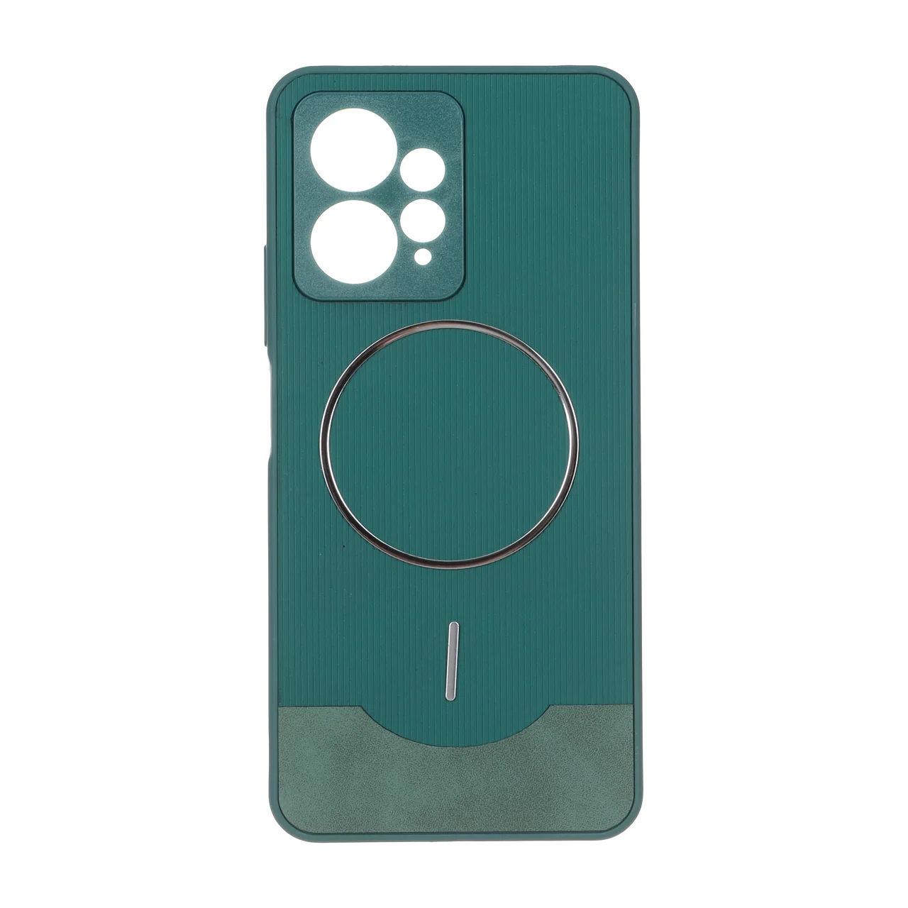 قاب طرح Line Case جیر MagSafe فلزی محافظ لنزدار مناسب برای شیائومی ردمی نوت ۱۲ 4G