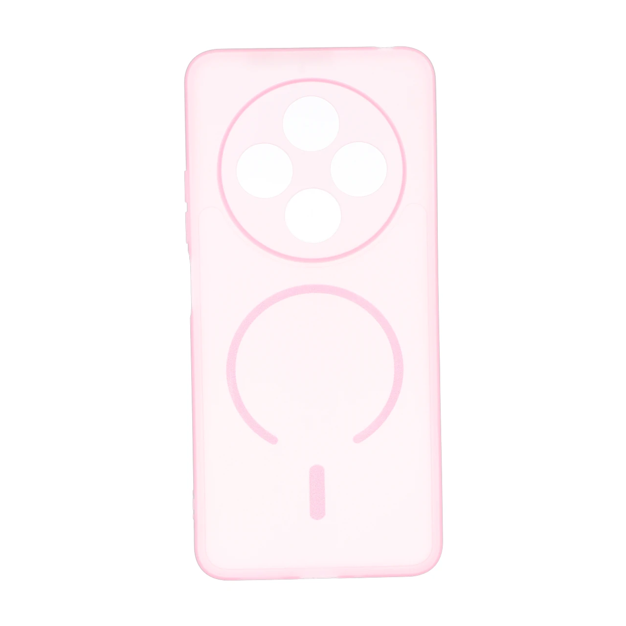 قاب ژله ای مات طرح مگ سیف Power محافظ لنزدار مناسب برای شیائومی ردمی 14C / ردمی A3 پرو / ردمی A4 / پوکو C75 - صورتی