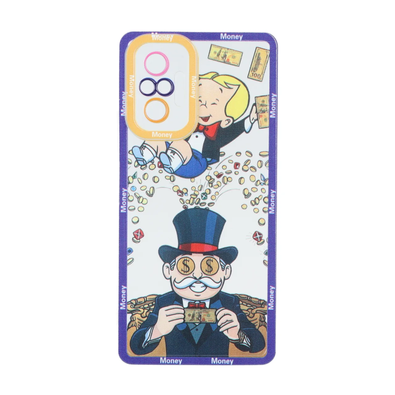 قاب ژله ای طرح دار دور رنگی طرح Money مناسب برای شیائومی Redmi Note 10 Pro و Redmi Note 10 Pro Max