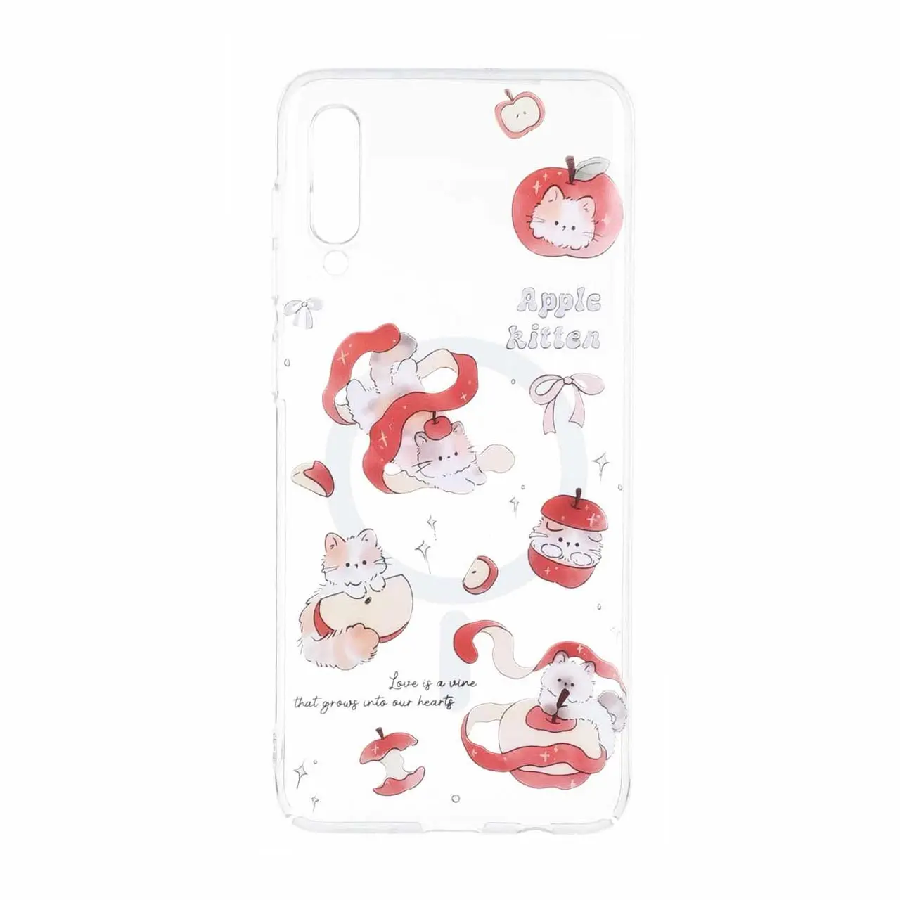 قاب Cute کریستالی طرح مگ سیف Samsung Galaxy A50 / A50s / A30s - کد 210
