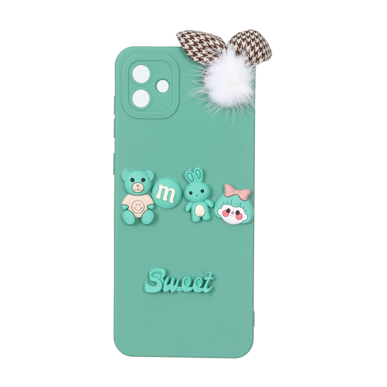 قاب برجسته عروسکی پشمی Sweet مناسب برای سامسونگ Galaxy A04 و M13 5G