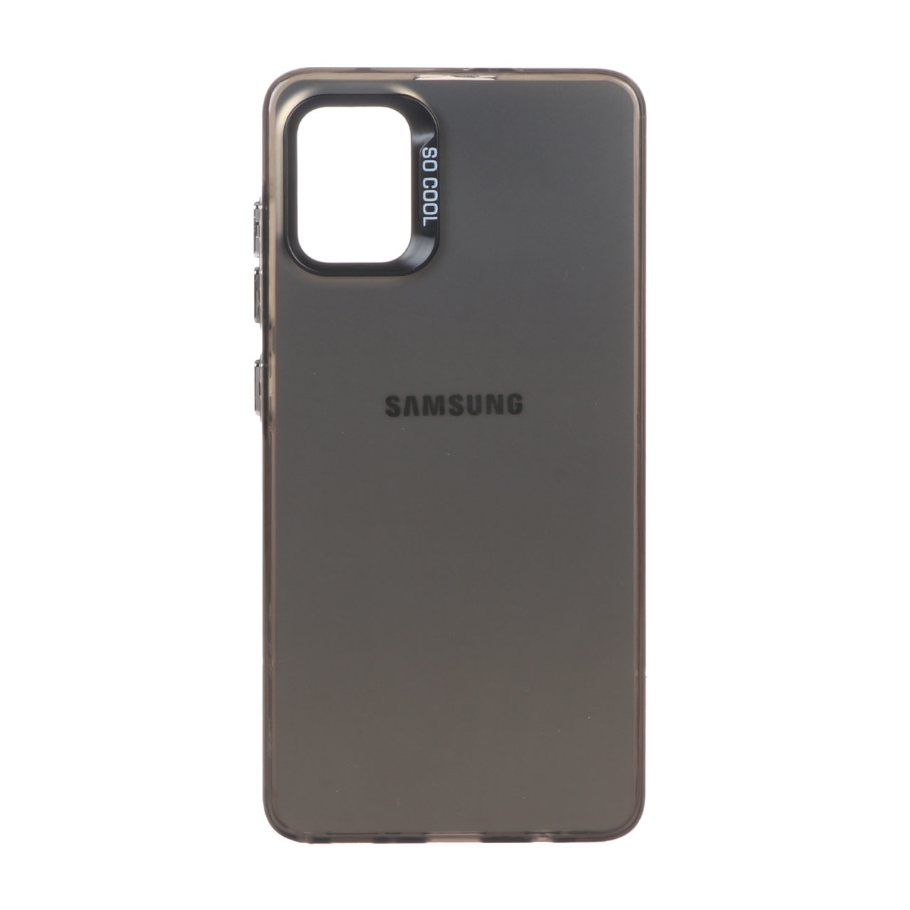 قاب SO COOL لوگودار Samsung Galaxy A31 - خاکستری