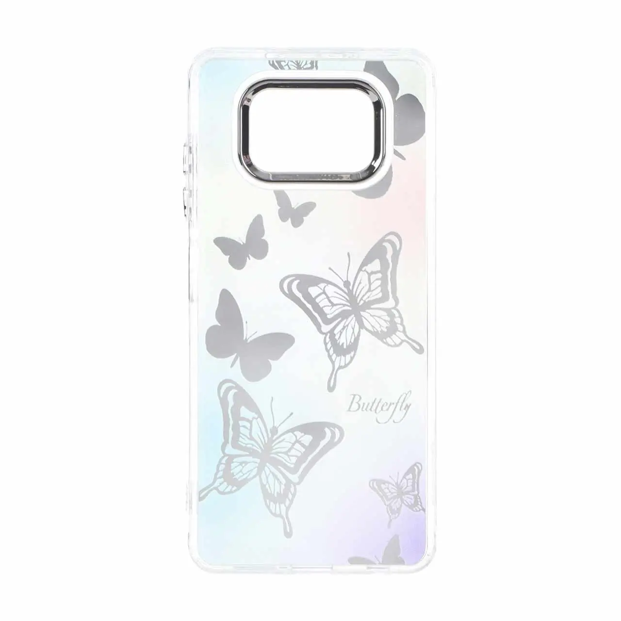 قاب آینه ای طرح دار لنز متال Xiaomi Poco X3 / Poco X3 Pro / Poco X3 NFC - کد 855