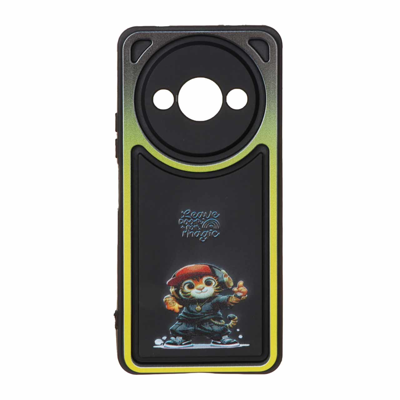 قاب Solid Case منحنی LUCKY طرح دار Xiaomi Redmi A3 / A3x / Poco C61 - کد 182