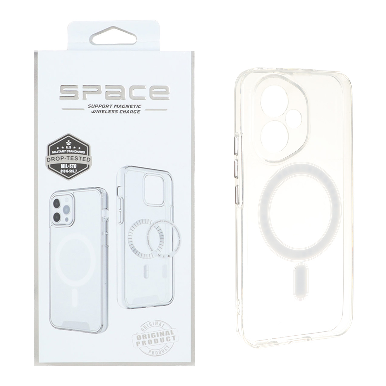 قاب اورجینال Space شفاف Magsafe مدل Honor 400 (پک دار)