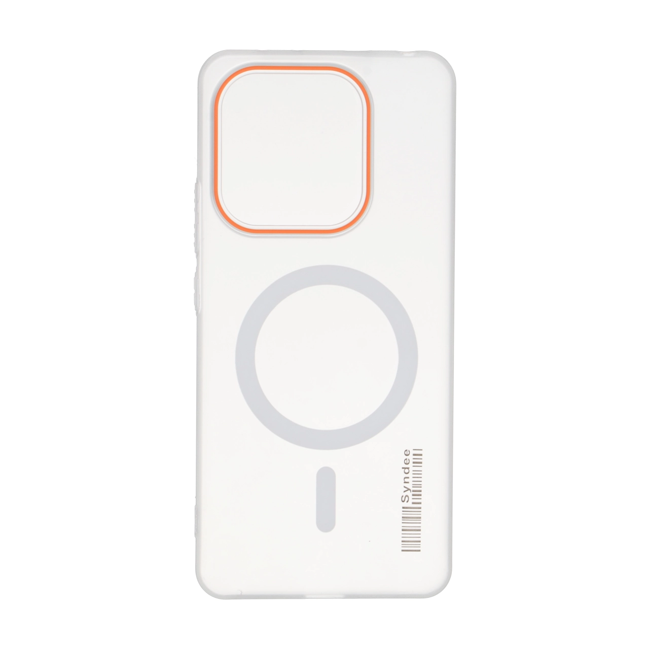 قاب Syndee پشت سخت مات طرح مگ سیف Xiaomi Redmi Note 14 4G - سفید