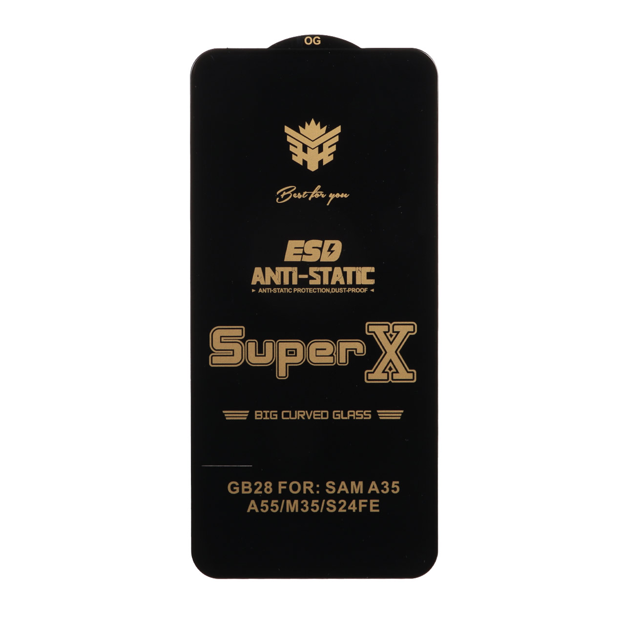 محافظ صفحه نمایش فول کاور آنتی استاتیک Super X مناسب برای سامسونگ گلکسی A35 / A55