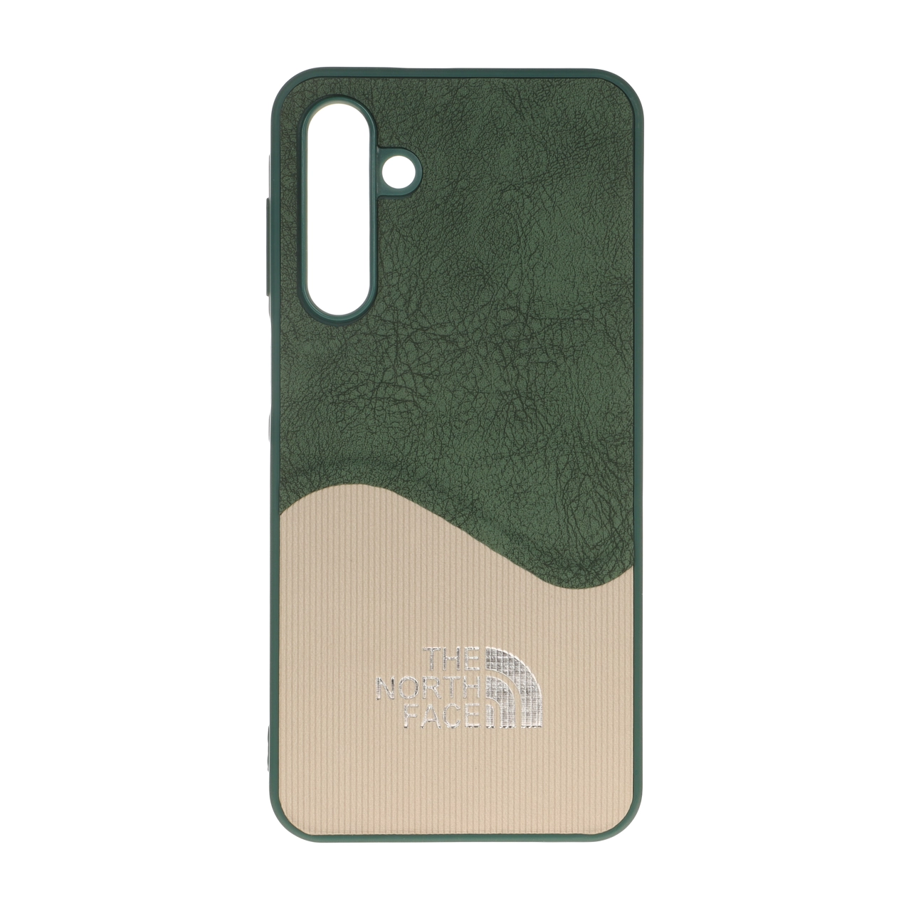 قاب طرح نورت فیس (North Face) جیر دو تکه سبز مناسب برای سامسونگ گلکسی A16