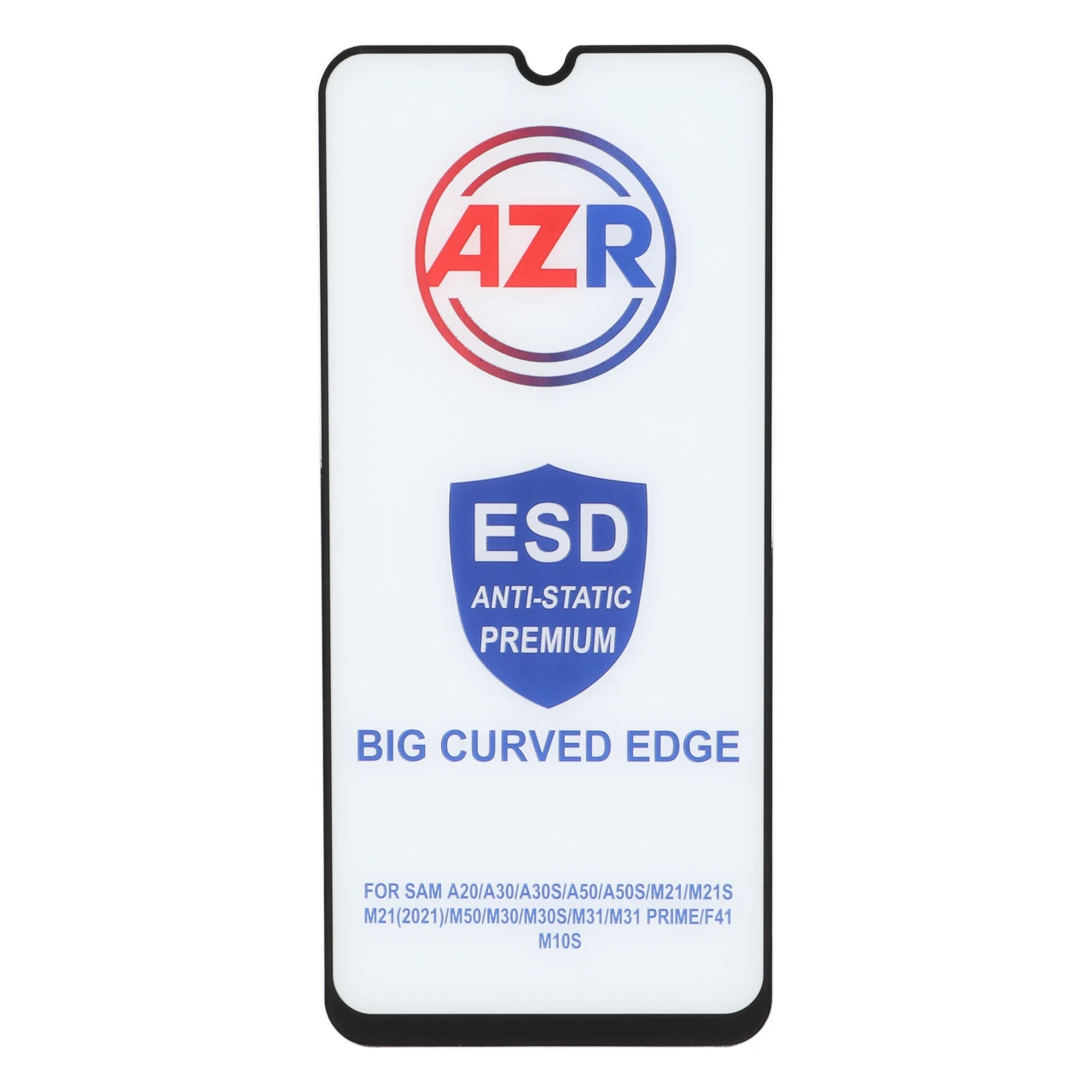 محافظ صفحه نمایش شیشه‌ای AZR مدل Big Curved ESD Anti-Static