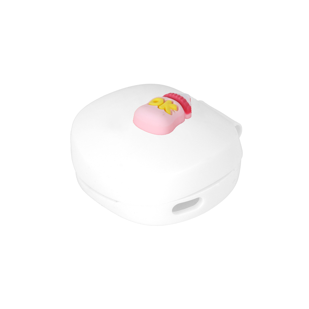 کاور طرح شیشه شیر عروسکی برجسته مناسب برای ایرفون QCY T13X