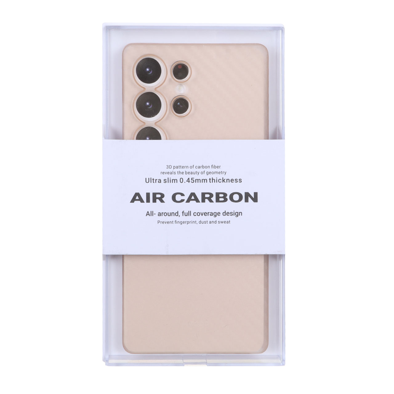 قاب Air Carbon طرح صحرایی محافظ لنزدار مناسب برای سامسونگ گلکسی S25 اولترا