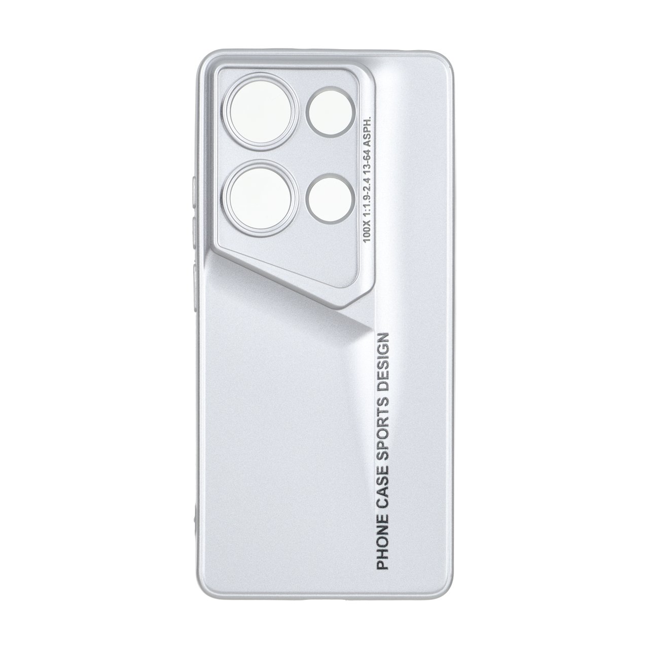 قاب طرح Sports Design محافظ لنزدار نقره ای مناسب برای شیائومی ردمی نوت 14 اس / ردمی نوت 13 پرو 4G / پوکو ام 6 پرو 4G