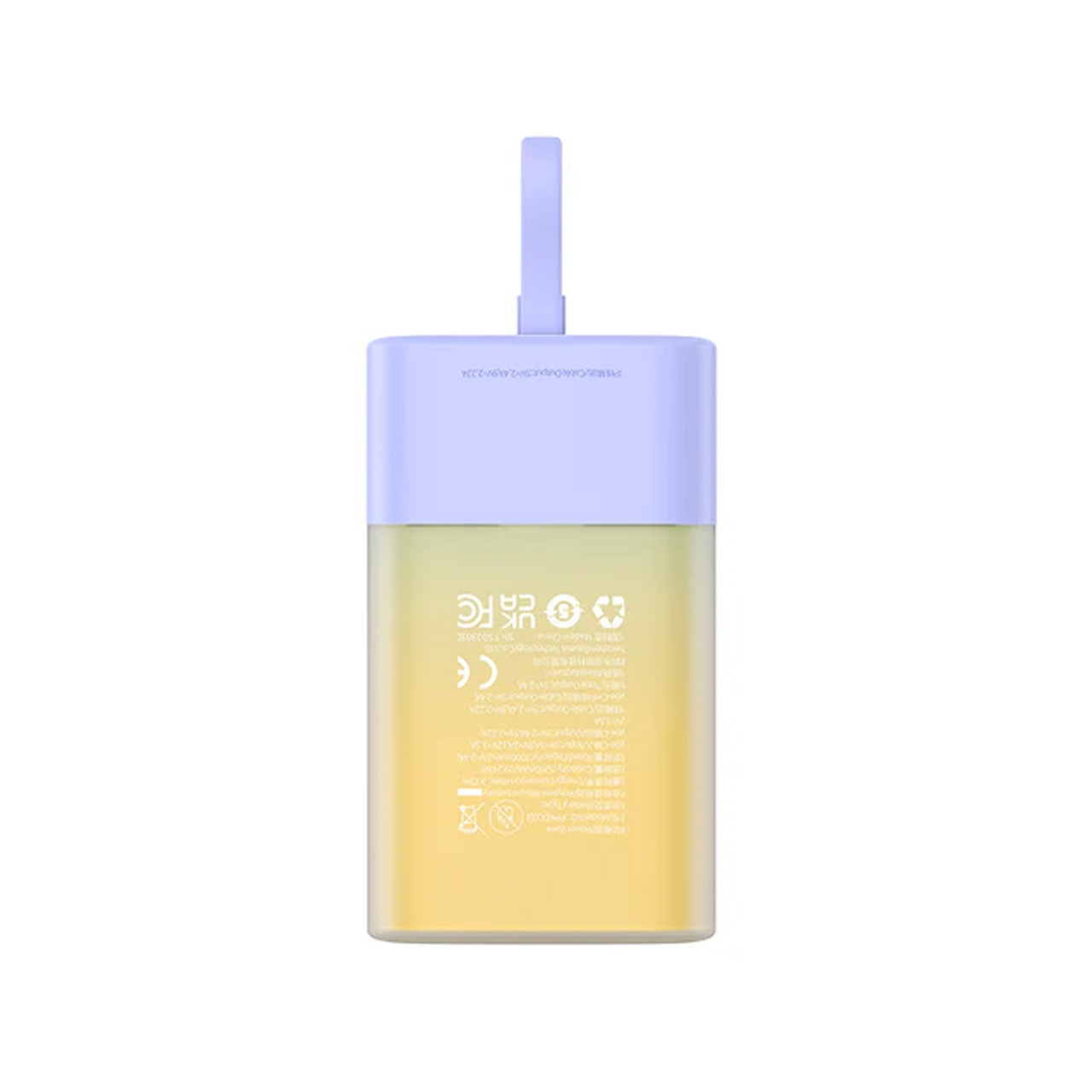 پاوربانک 20 وات 5200 میلی آمپر (فست شارژ) Baseus مدل Popsicle PPKDC05I 